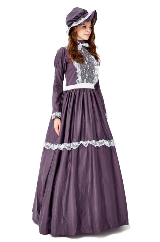 F1949 Womens Medieval Renaissance Ladies Dress Cosplay Masquerade Costume